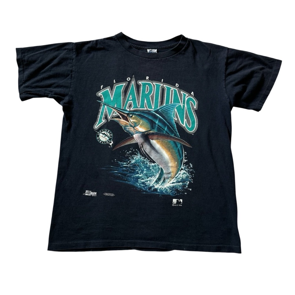 Vintage 1992 Florida Marlins t-shirt/graphic t-shirt, 1992 MLB Licensed